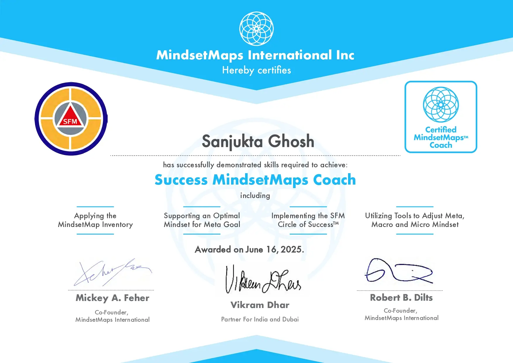 Home Coaching Certificate