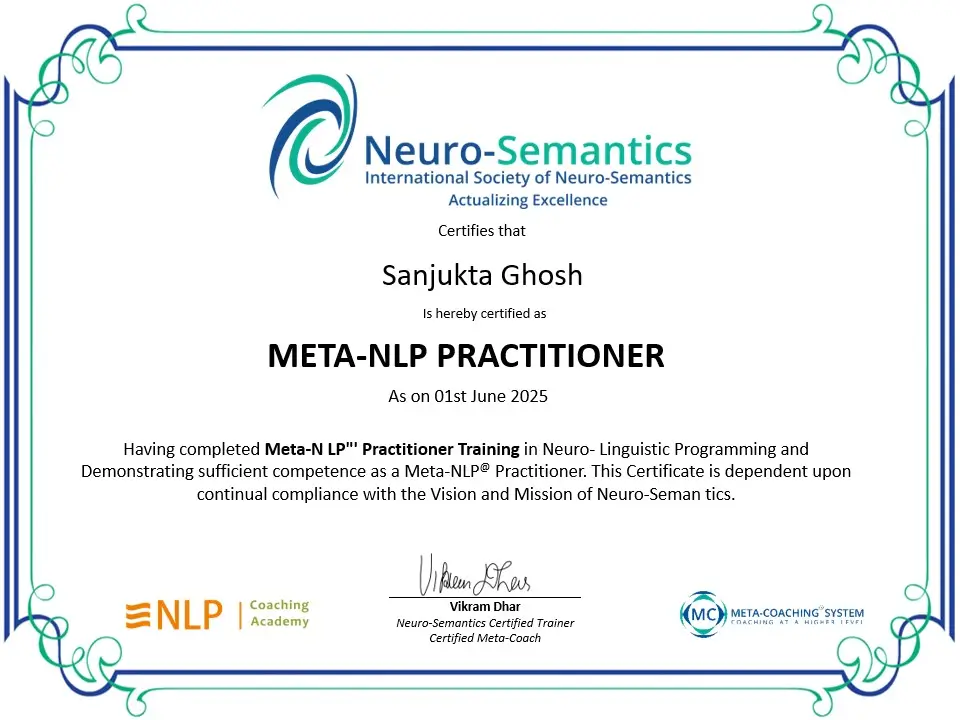 Home Coaching Certificate